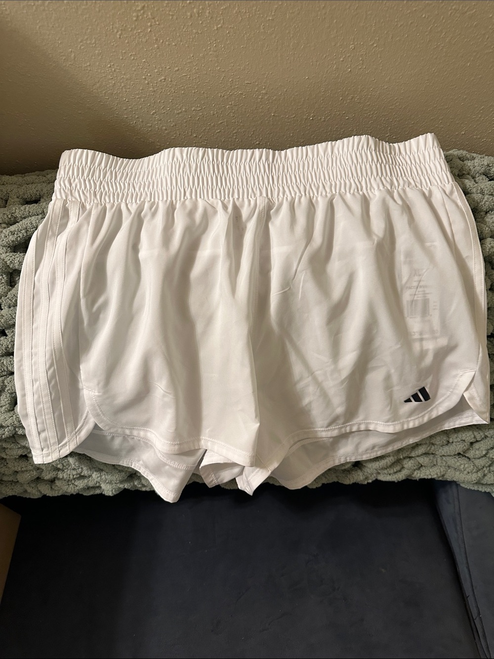 adidas Women’s White Athletic Training Shorts